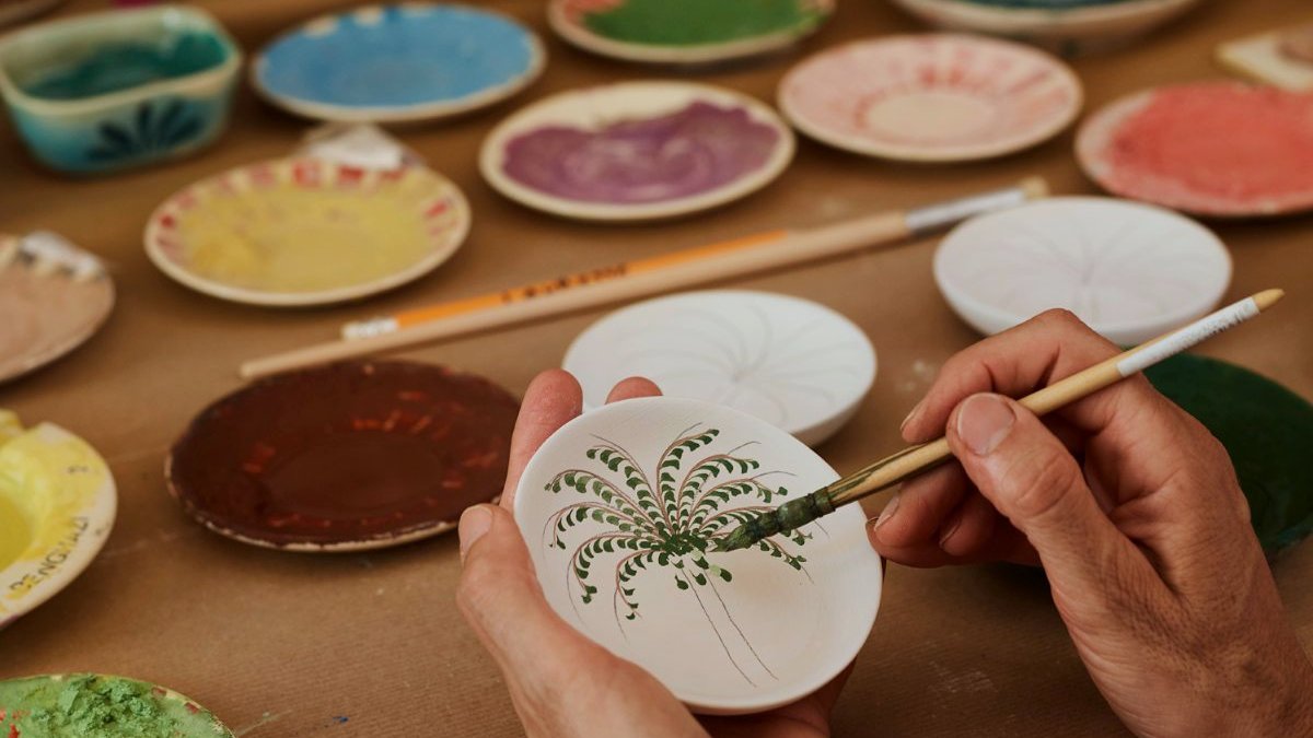 Pottery Painting at Villa Bologna